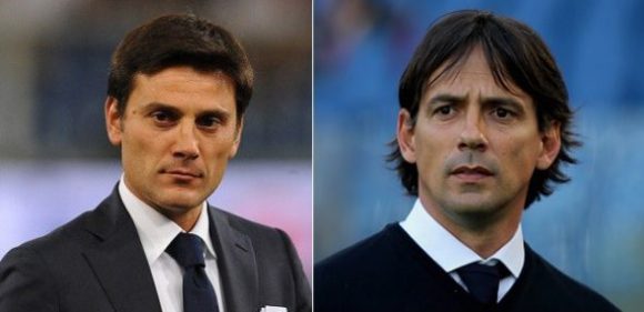 Novamente os jovens treinadores Vincenzo Montella (esq.) e Simone Inzaghi (dir.) estarão frente a frente comandando suas equipes.