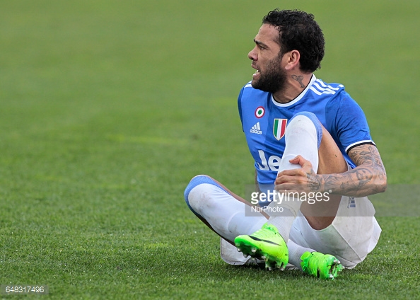 O lateral-direito Daniel Alves (foto) será poupado para o jogo do meio de semana, quando a Juventus enfrentará o Porto pela Champions League.