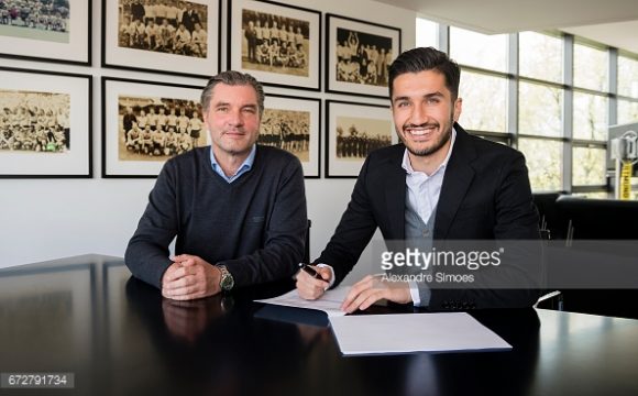 Na última segunda-feira, o Borussia Dortmund renovou o contrato do volante turno Nuri Sahin por mais quatro anos, portanto, seu novo vínculo é até 2021. 