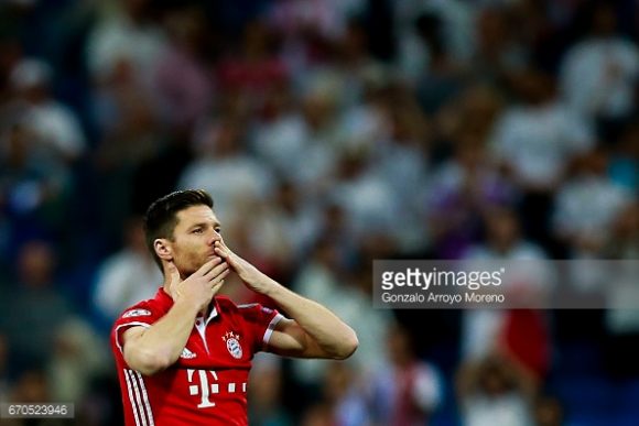 O volante Xabi Alonso vestiu a camisa do bayern Munique em 110 oportunidades, e marcou o total de 9 gols pelo time bávaro. 