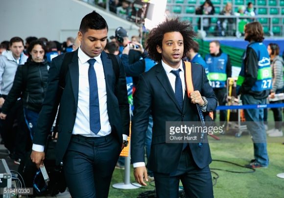Casemiro e Marcelo, duas peças fundamentais tanto para o Real Madrid de Zinedine Zidane quanto para a seleção brasileira de Tite.