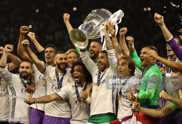 Após bater a Juventus por 4 a 1, o Real Madrid levantou a 12ª taça da Champions League em sua história.