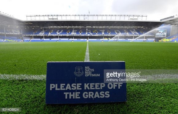 O Goodison Park está preparado para receber mais uma partida internacional do Everton.