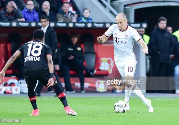 Na última vez que se enfrentaram, o Bayern Munique de Arjen Robben, e o Bayer Leverkusen de Wendell, ficaram no 0 a 0.