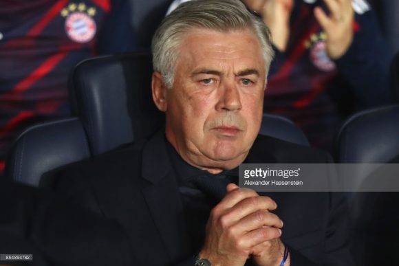 A passagem de Carlo Ancelotti pelo Bayern Munique, definitivamente não foi boa.