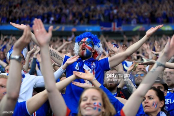 Além do time, a torcida da Islândia também deu um show na Eurocopa 2016. 