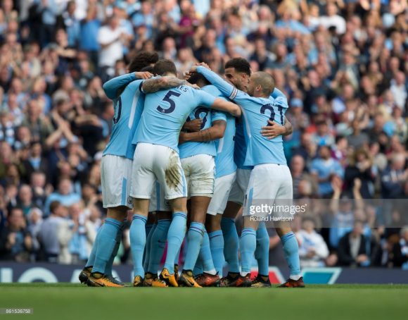 A temporada do Manchester City é magistral até o momento. O time de Pep Guardiola tem o melhor ataque da Europa com 40 gols marcados em 12 jogos disputados.