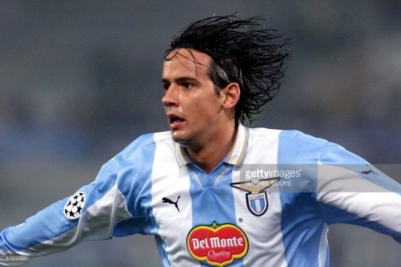 Simone Inzaghi, ídolo da Lazio dentro e fora de campo.