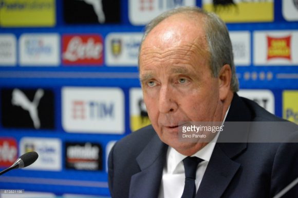 O treinador Giampiero Ventura jamais esteve a altura da seleção italiana. 
