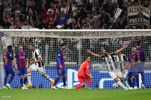 A última visita do Barcelona ao Juventus Stadium, terminou com a incrível vitória dos anfitriões por 3 a 0. 
