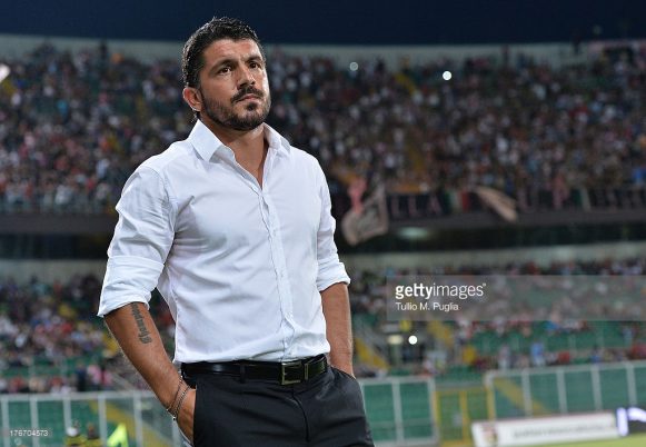 Gennaro Gattuso estava atualmente treinando o Primavera, nome do time B do Milan.