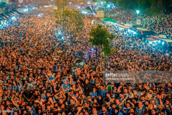Assim ficou a avenida Goethe na madrugada desta quinta-feira. 