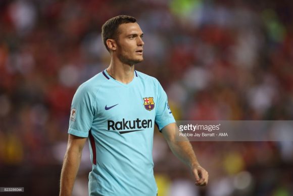 Com as ausências do suspenso Gerard Piqué,e do contundido Javier Mascherano, o lateral-esquerdo Thomas Vermaelen (foto) jogará improvisado na defesa do Barcelona, aonde formará a dupla com Samuel Umtiti.