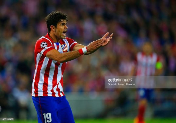 Se o Atlético Madrid pudesse contar com o hispano-brasileiro Diego Costa na primeira fase da Champions League, com certeza a história seria diferente.