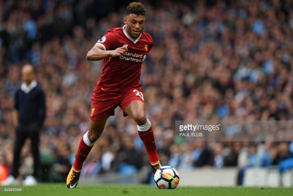 Alex Oxlade-Chamberlain versus o Arsenal.