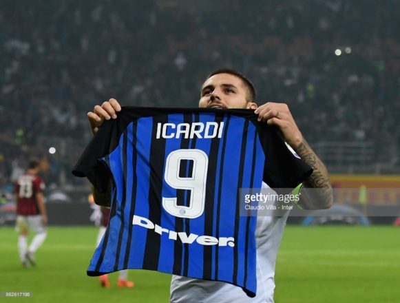 De olho nele: o argentino Mauro Icardi foi o grande destaque da Inter na