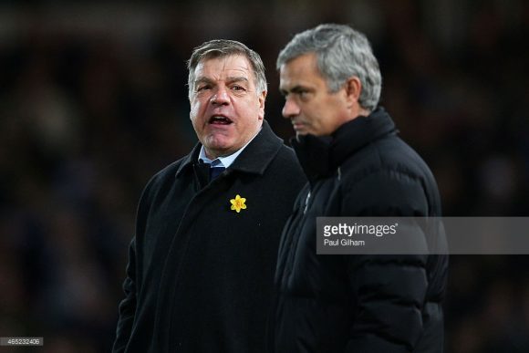 Sam Allardyce é freguês de José Mourinho. 