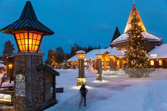A temperatura de Rovaniemi. 
