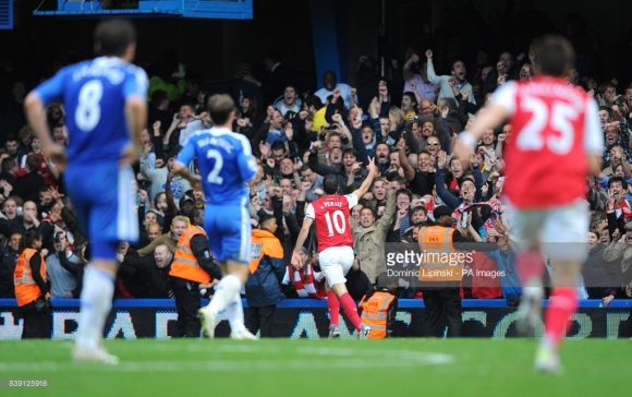 Arsenal versus Chelsea