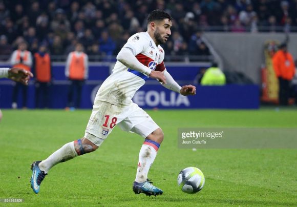 Nabil Fekir, destaque do Lyon na temporada.
