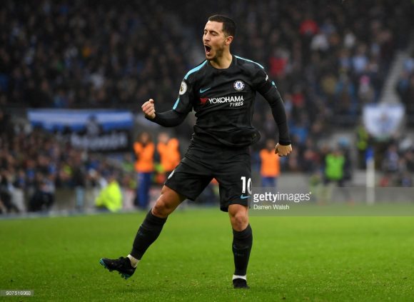 Eden Hazard vive grande fase no Chelsea.