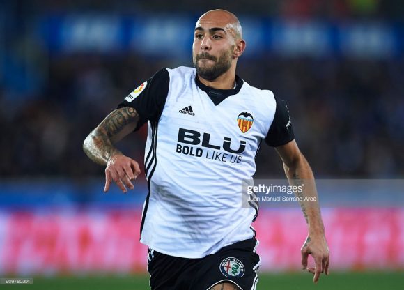 Simone Zaza Simone Zaza, artilheiro do Valencia na La Liga.