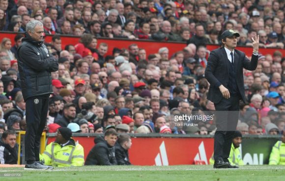 Os desafetos José Mourinho e Antonio Conte já se enfrentaram quatro vezes ao longo da história.