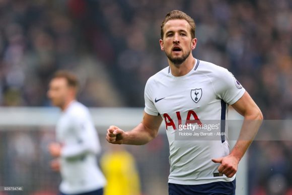 O matador Harry Kane é o artilheiro do Tottenham na Champions League com sete gols marcados em sete jogos disputados.