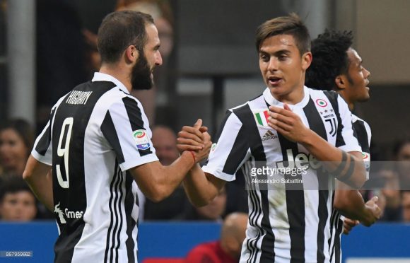 Juntos, a dupla Paulo Dybala e Gonzalo Higuaín já balançaram as redes 32 vezes no Calcio.