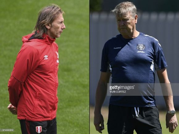 Ricardo Gareca e Age Hereide, os dois treinadores são considerados os maiores responsáveis pela ascensão das seleções de Peru e Dinamarca. 