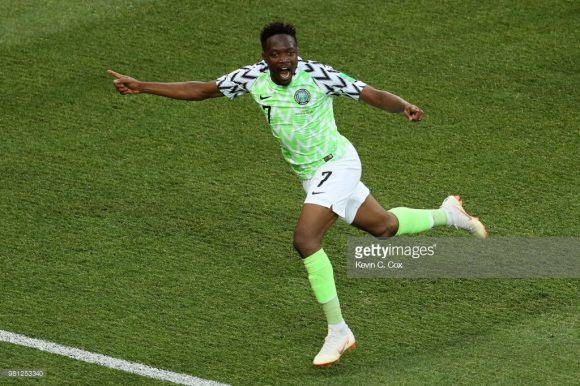 Artilheiro da Nigéria no Mundial com dois tentos marcados, Ahmed Musa é a esperança de gols dos nigerianos para a partida desta terça-feira.
