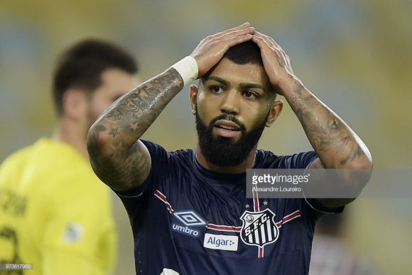 Gabriel Barbosa marcou 11 gols em 25 jogos disputados pelo Santos nesta sua segunda passagem pelo clube.