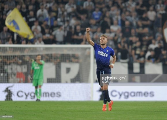 Com dois gols de Ciro Immobile, a Lazio quebrou o tabu de 57 jogos consecutivos sem perder da Juventus em casa.