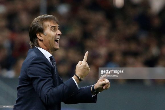 Contratado pelo Real Madrid no início da temporada, Julen Lopetegui tem contrato com o clube até 2021.