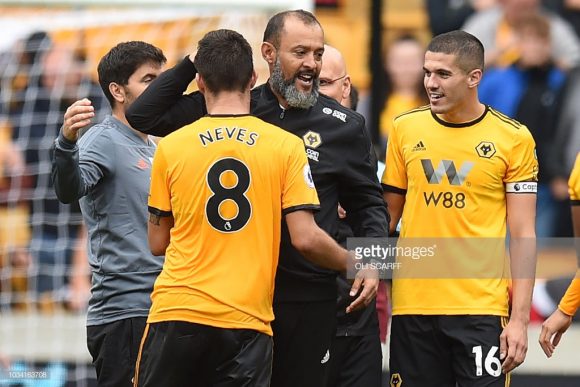 Filial Portuguesa: desde que chegou ao Wolverhampton no ano passado, Nuno Espírito Santo levou ao clube oito atletas portugueses.