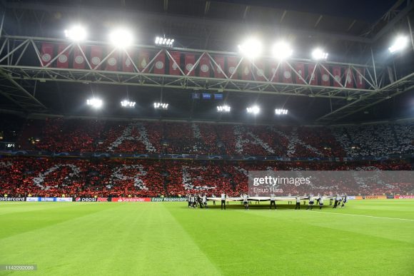 Na Johan Cruyff Arena, o Ajax soma 5 vitórias, 2 empates e uma única derrota nas oito partidas lá realizadas pela Champions League.