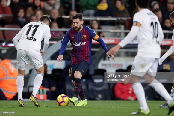 Os dois encontros entre Barcelona x Valencia na atual temporada, terminaram com a igualdade no marcador.