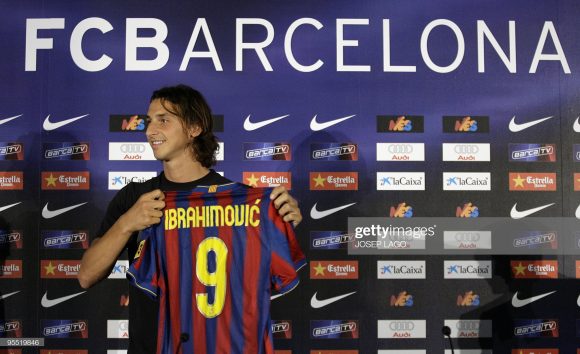 Contratado junto à Internazionale em 2009, o sueco Zlatan Ibrahimovic foi o primeiro reforço "estelar" do Barça.