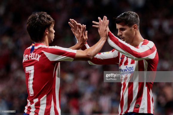 Juntos, os atacantes do Atlético Madrid, João Félix e Álvaro Morata, marcaram apenas 11 gols na temporada.