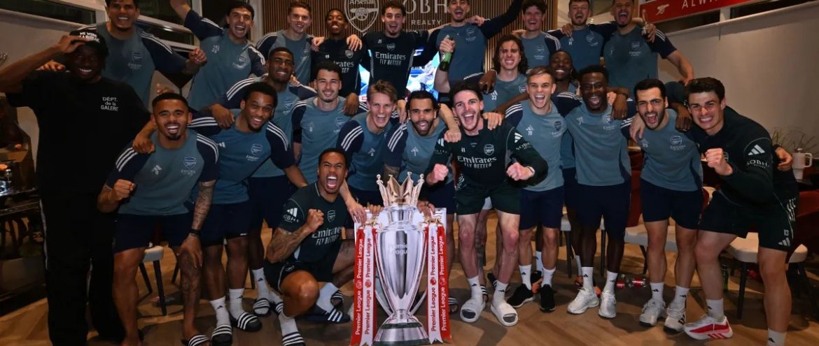Arsenal campeão inglês após 22 anos: o título que consagra o processo de Arteta
