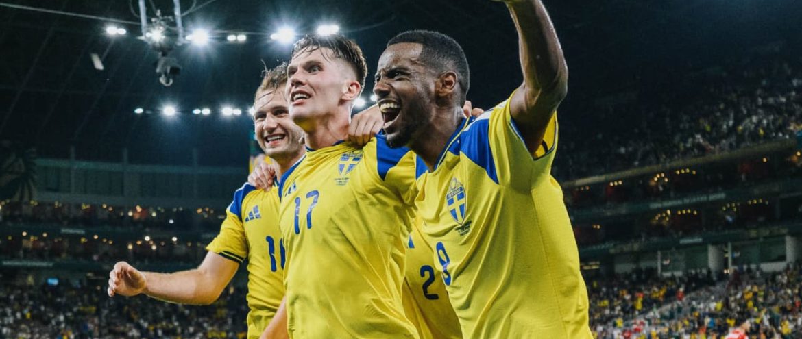 Da repescagem à goleada: Suécia começa Copa do Mundo em grande estilo