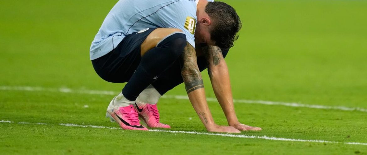 Uruguai decepciona e está perto de uma eliminação histórica na Copa de 2026